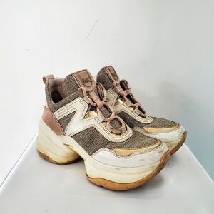 Michael Kors Olympia Trainer Sneakers Womens Athletic Chunky